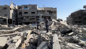 جانب من الدمار في قطاع غزة- أرشيفية