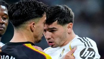  دياز وأخوماش في مباراة ريال مدريد وفاليكانو