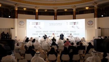 جانب من أعمال المنتدى الاقتصادي الإماراتي الكويتي