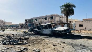 دمار جراء قصف في السودان- أرشيفية
