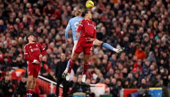 جانب من مباراة ليفربول ومانشستر سيتي