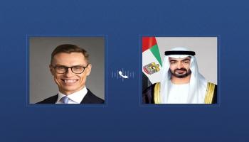 الشيخ محمد بن زايد آل نهيان رئيس دولة الإمارات ورئيس فنلندا