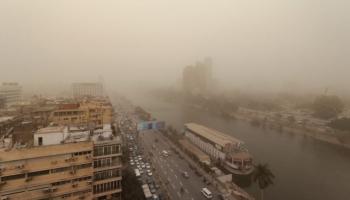 عاصفة ترابية في مصر