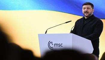 الرئيس الأوكراني فولوديمير زيلينسكي
