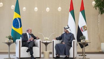 الشيخ محمد بن زايد آل نهيان ولويس إيناسيو لولا دا سيلفا