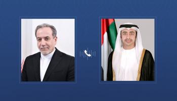 عبدالله بن زايد آل نهيان ووزير خارجية إيران