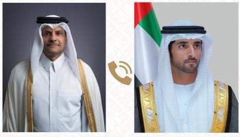 وزيرا دفاع الإمارات وقطر 