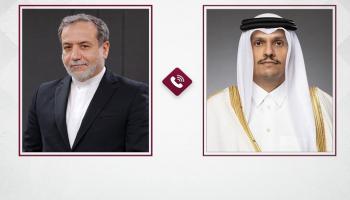 رئيس مجلس الوزراء وزير الخارجية القطري ووزير خارجية إيران - قنا