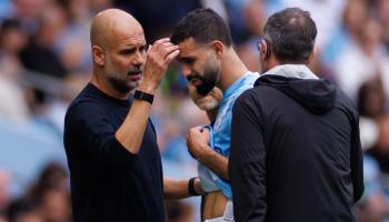 آيت نوري وغوارديولا في مانشستر سيتي