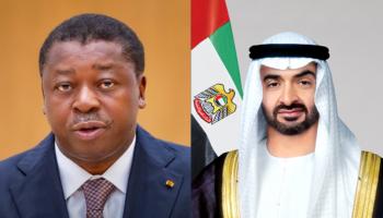 الشيخ محمد بن زايد آل نهيان ورئيس وزراء توغو