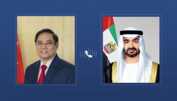 محمد بن زايد آل نهيان ورئيس وزراء فيتنام