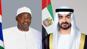 الشيخ محمد بن زايد آل نهيان وآداما بارو 