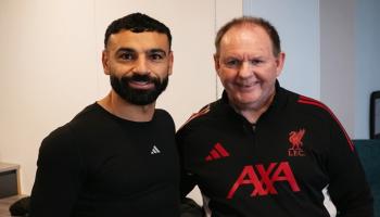 محمد صلاح مع إيدي سوليفان