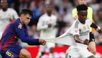 فينيسيوس وبيدري في كلاسيكو برشلونة وريال مدريد