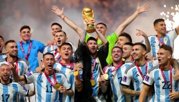 منتخب الأرجنتين حامل لقب كأس العالم