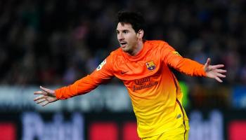ليونيل ميسي بقميص برشلونة