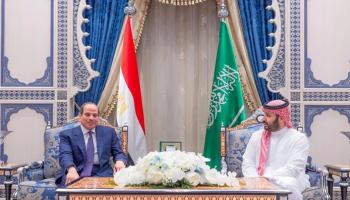 السيسي وولي عهد السعودية