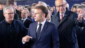 قادة ألمانيا وفرنسا وبريطانيا