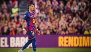 البرازيلي رافينيا نجم برشلونة