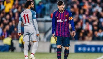 ليونيل ميسي ومحمد صلاح