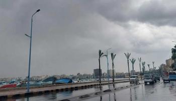 أمطار رعدية ورياح تضرب مصر