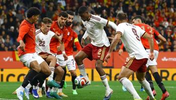 منتخب مصر ضد إسبانيا