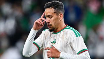 بن بوعلي مهاجم منتخب الجزائر