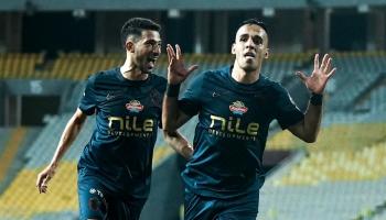من مباراة الزمالك ضد المصري