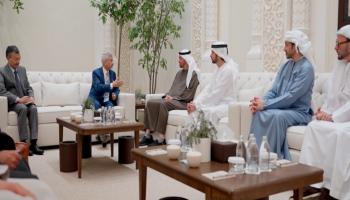 رئيس دولة الإمارات يستقبل وزير الشؤون الخارجية في الهند