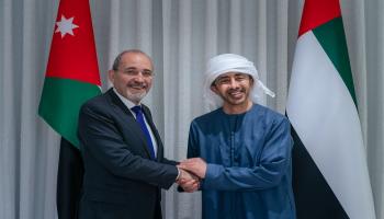 الشيخ عبدالله بن زايد آل نهيان وأيمن الصفدي