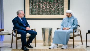 الشيخ عبدالله بن زايد آل نهيان وسكوت جيلمور
