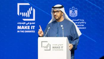 الدكتور سلطان أحمد الجابر وزير الصناعة والتكنولوجيا المتقدمة الإماراتي