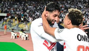 من مباراة الزمالك وسموحة