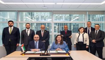 جانب من مراسم توقيع الشراكة