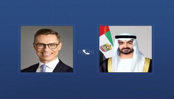 الشيخ محمد بن زايد آل نهيان رئيس دولة الإمارات ورئيس فنلندا
