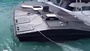 زورق بحري مفخخ 