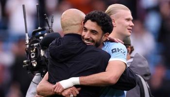 بيب غوارديولا وعمر مرموش