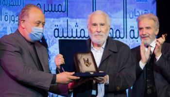 عبدالرحمن أبو زهرة  في حفل تكريمه الأخير