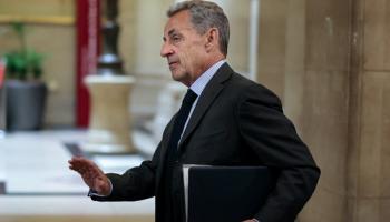 الرئيس الفرنسي الأسبق نيكولا ساركوزي - أ.ف.ب