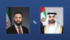 محمد بن زايد يبحث مع الرئيس السوري علاقات التعاون وتطورات المنطقة