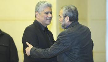 نجل عبدالرحمن أبو زهرة يتلقى العزاء 