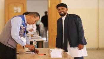جانب من انتخابات المجالس المحلية في ليبيا