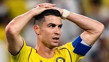كريستيانو رونالدو في مباراة النصر ضد غامبا