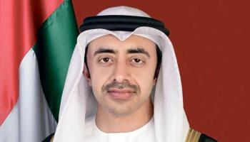 الشيخ عبدالله بن زايد آل نهيان نائب رئيس مجلس الوزراء وزير الخارجية الإماراتي