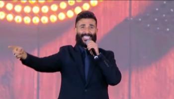 أحمد سعد في احتفالية فرحة مصر