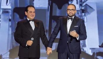 الفنان محمد ثروت ونجله