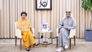 مساعد وزير خارجية الإمارات، ونائبة الأمين العام للأمم المتحدة