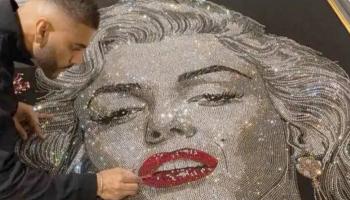 لوحة أسطورة السينما مارلين مونرو 