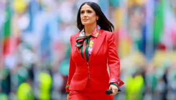 سلمي حايك في افتتاح كأس العالم 2026