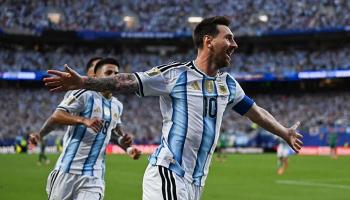 ليونيل ميسي قائد منتخب الأرجنتين